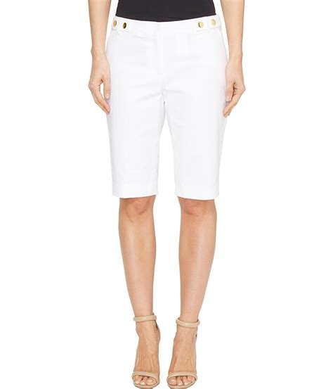 michael kors mini shorts|Michael Kors women's bermuda shorts.